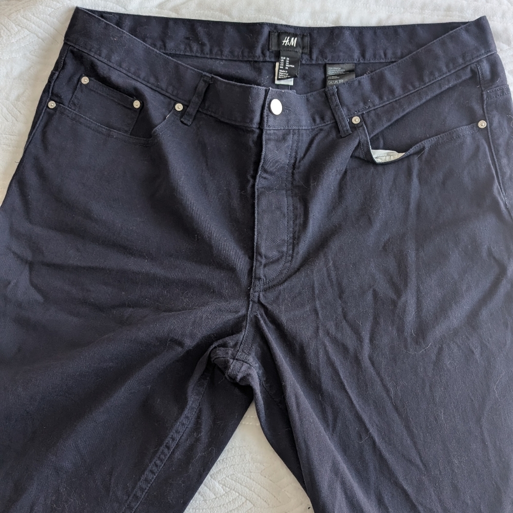 Summer Shorts H&M Dark Blue Casual Shorts